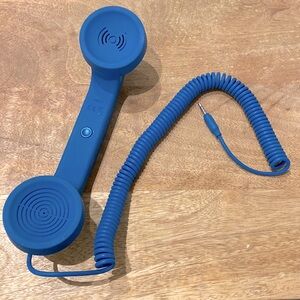 Native Union Pop Phone Retro Handset Soft Touch Attachment w/ Audio Jack w/o Box